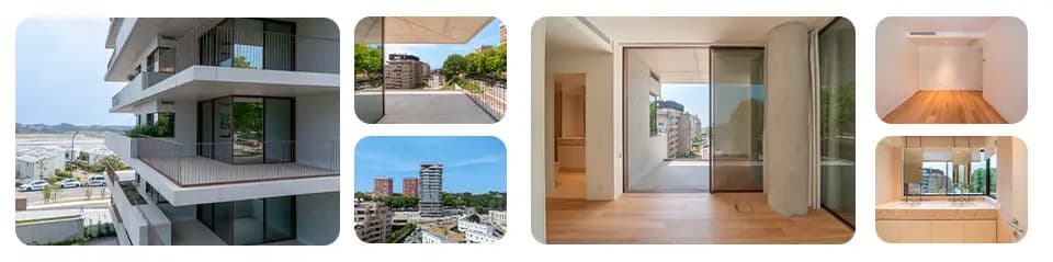 Collection of pictures of the apartment in Torre Miramar.
