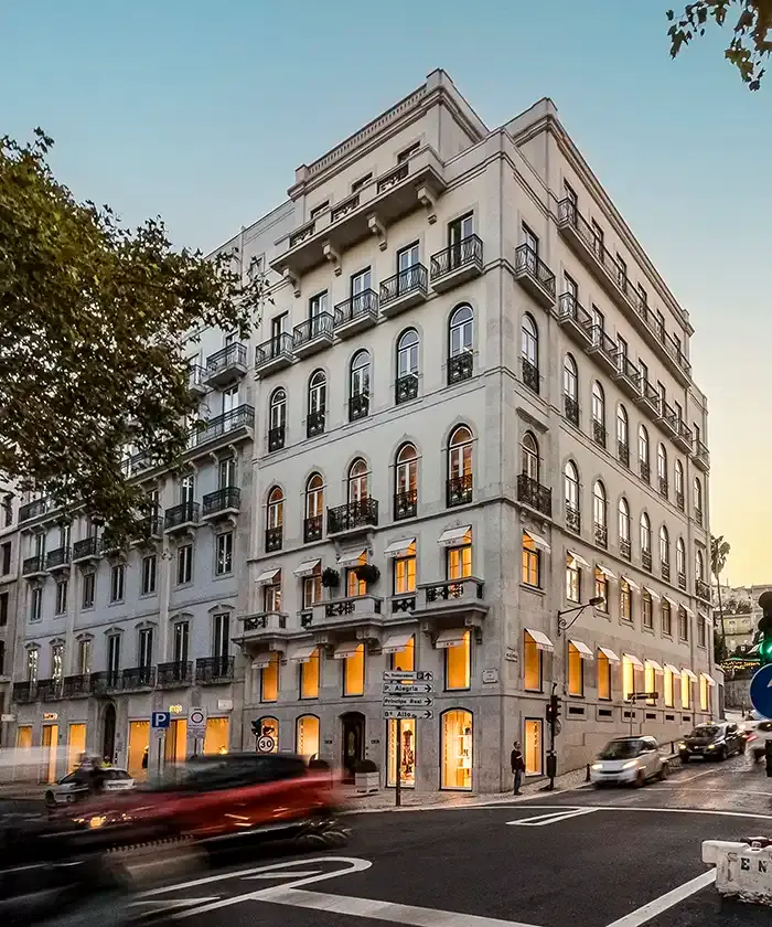 Elegant corporate office building in central Lisbon, home of Harland & Poston Group