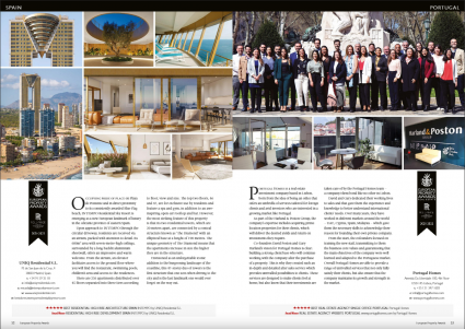 Portugal Homes featured in International Property Awards Magazine