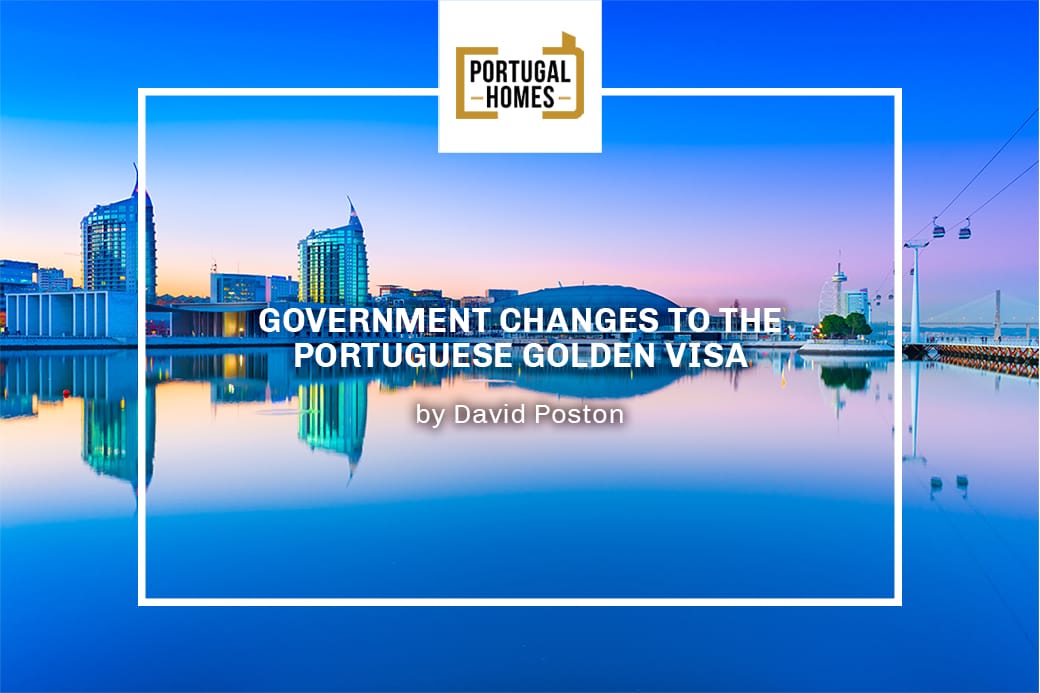 Government changes to the Portuguese Golden Visa program 2020