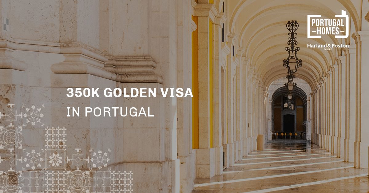 350k Golden Visa to invest in Portugal