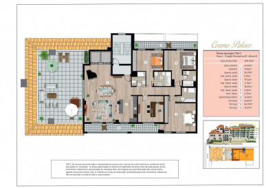 T3+1 Penthouse  Apartment - New Development - Carmo Palace, Property for sale in PP172991