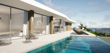 Villa V3+1 single storey, in a minimalist style, at Prazeres, Calheta, Madeira Island, Property for sale in PP173319