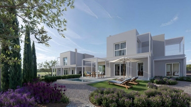 Semi-detached T2+1 villa with private pool in Popular Golf Resort, Property for sale in PP175682