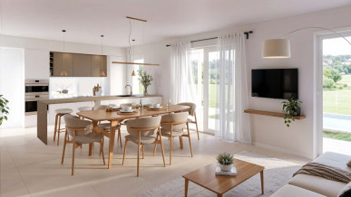 Semi-detached T2+1 villa with private pool in Popular Golf Resort, Property for sale in PP175683