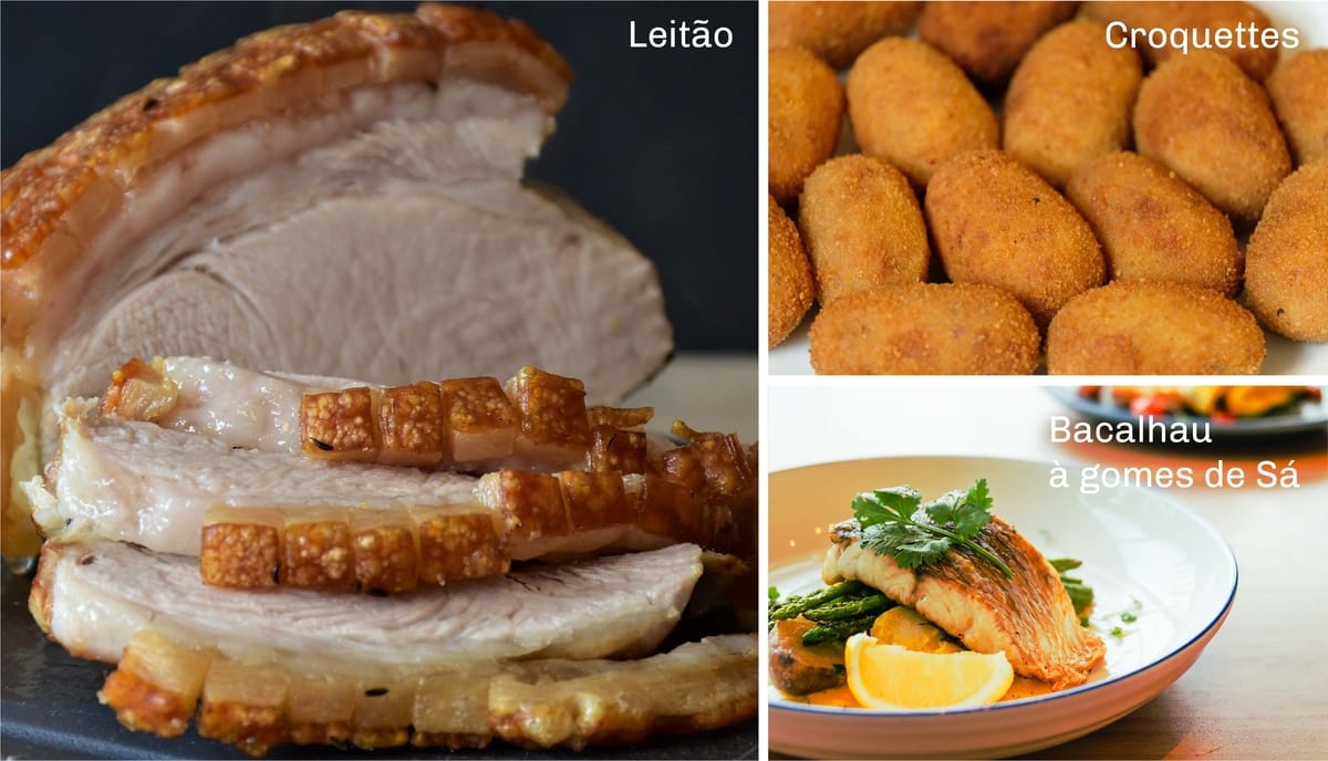 Portugal Leitao, Croquettes and Bacalhau