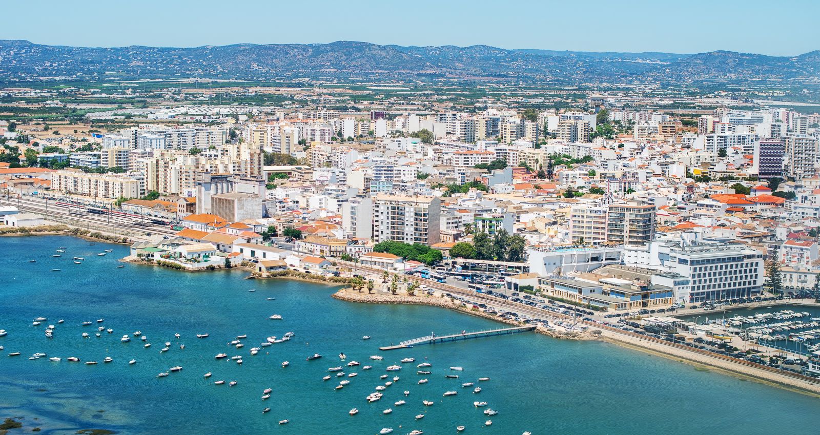 Panoramic view of Faro.