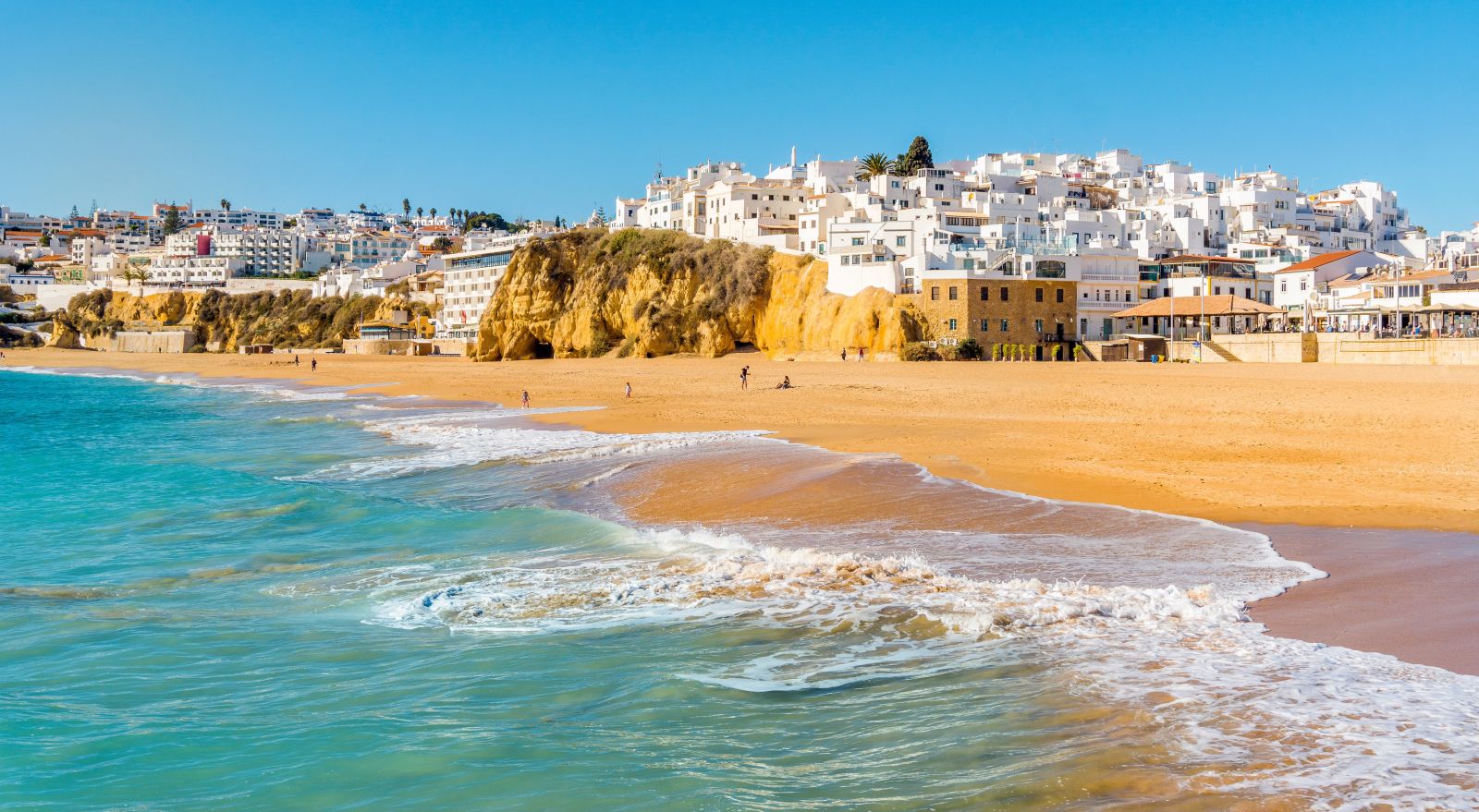 City beach in Albufeira.