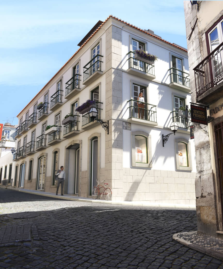 Atalaia 36 property in Bairro Alto, Lisbon.