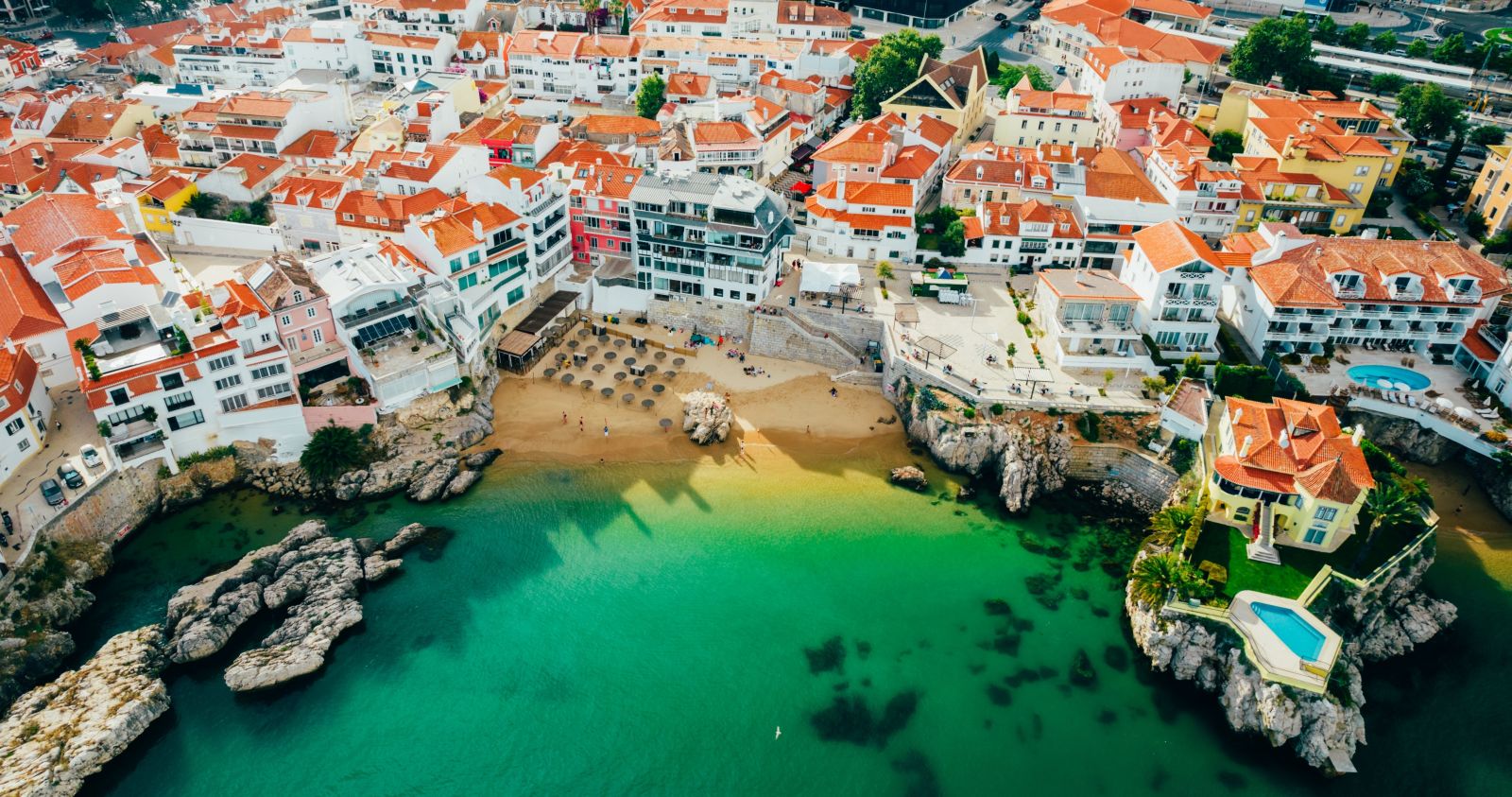 Panoramic view of Cascais.