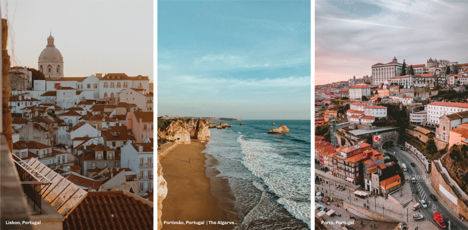 Portuguese locations with 350K Golden Visa Programme.