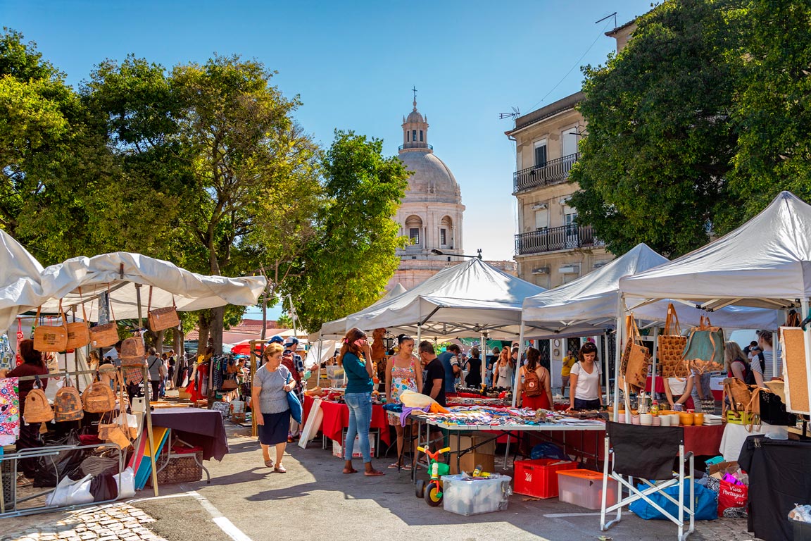 Feira da Ladra is Lisbon's most famous flea market.