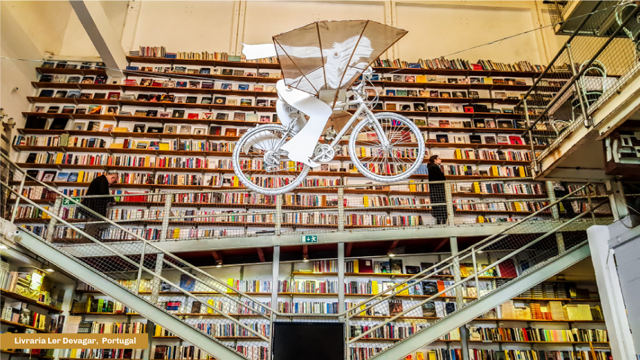 Livraria Ler Devagar in LX Factory in Lisbon.