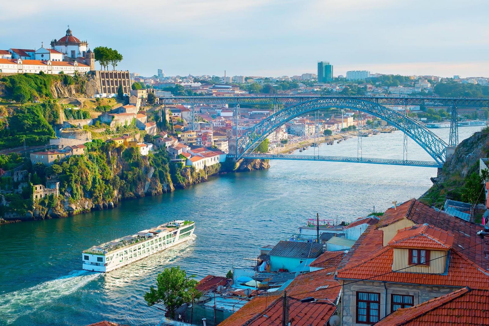 Old part of Porto during early spring.