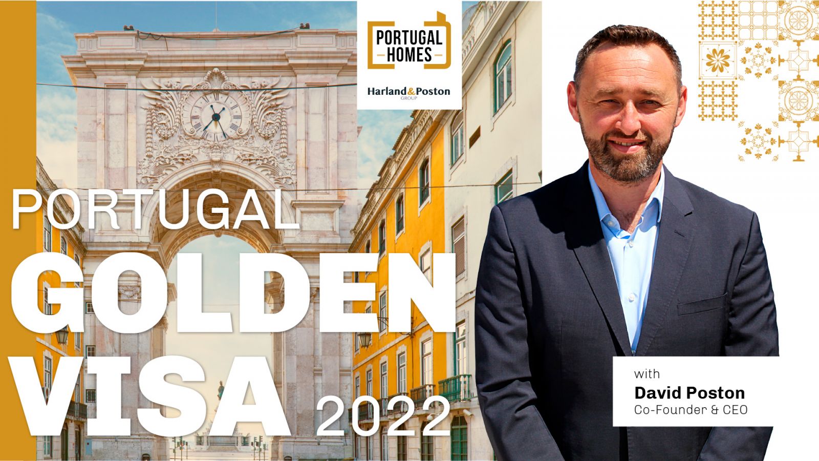 Watch Golden Visa 2022 in Portugal with David Poston, CEO of Portugal Homes.