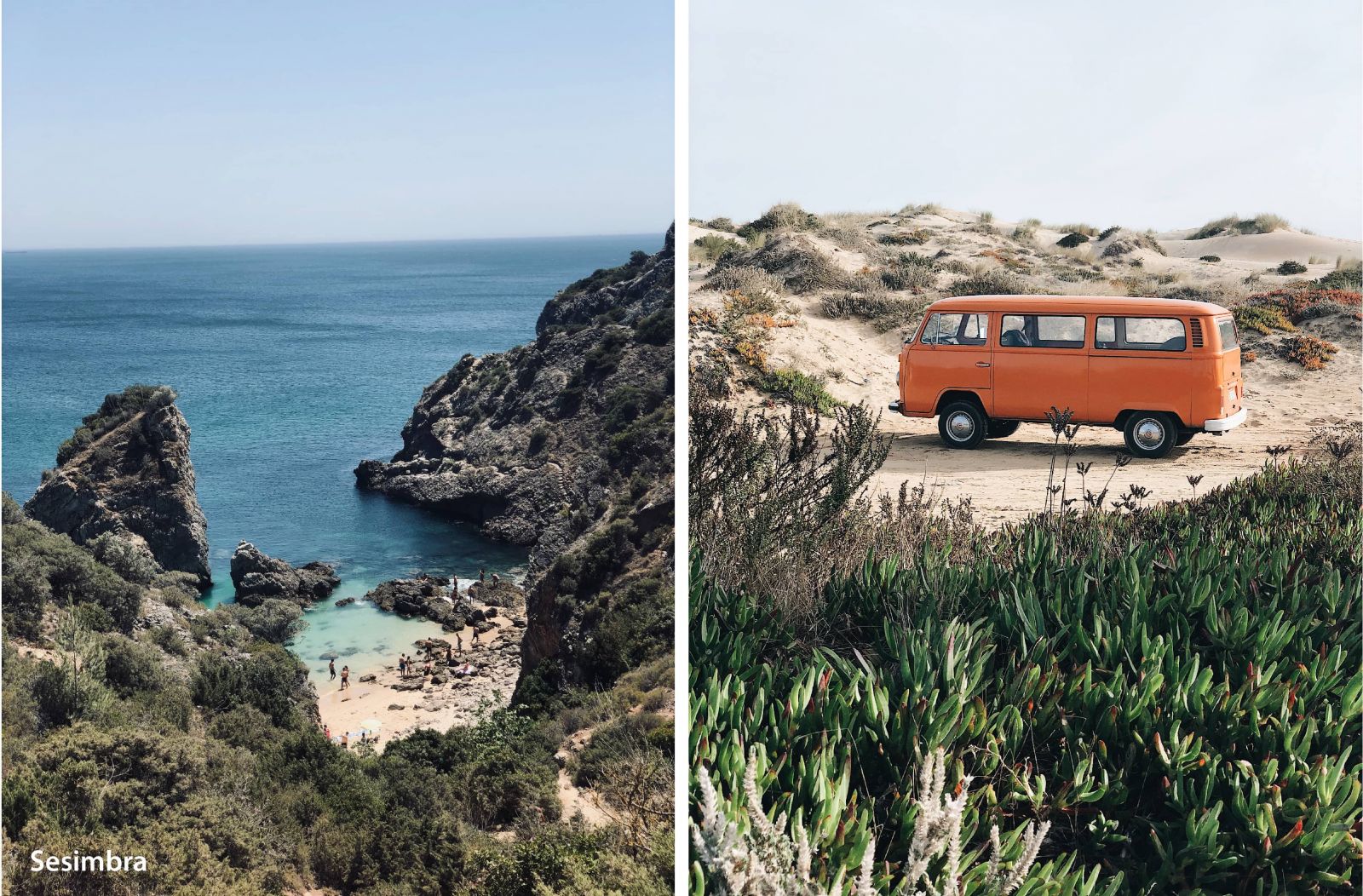 Travelling along Lisbon South Bay and cities like Sesimbra.