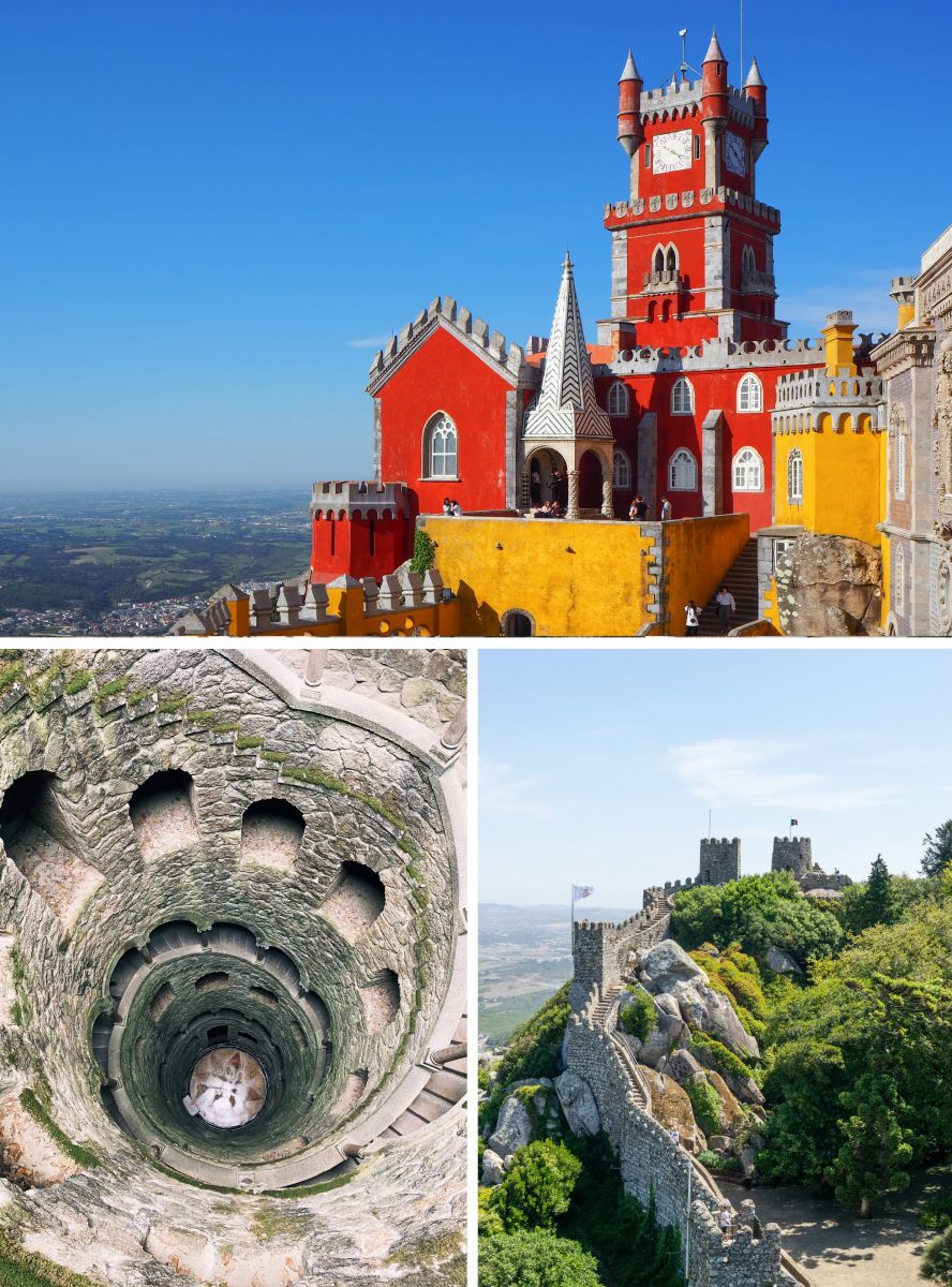 Fairytale Sights of castles, and palaces in Sintra.