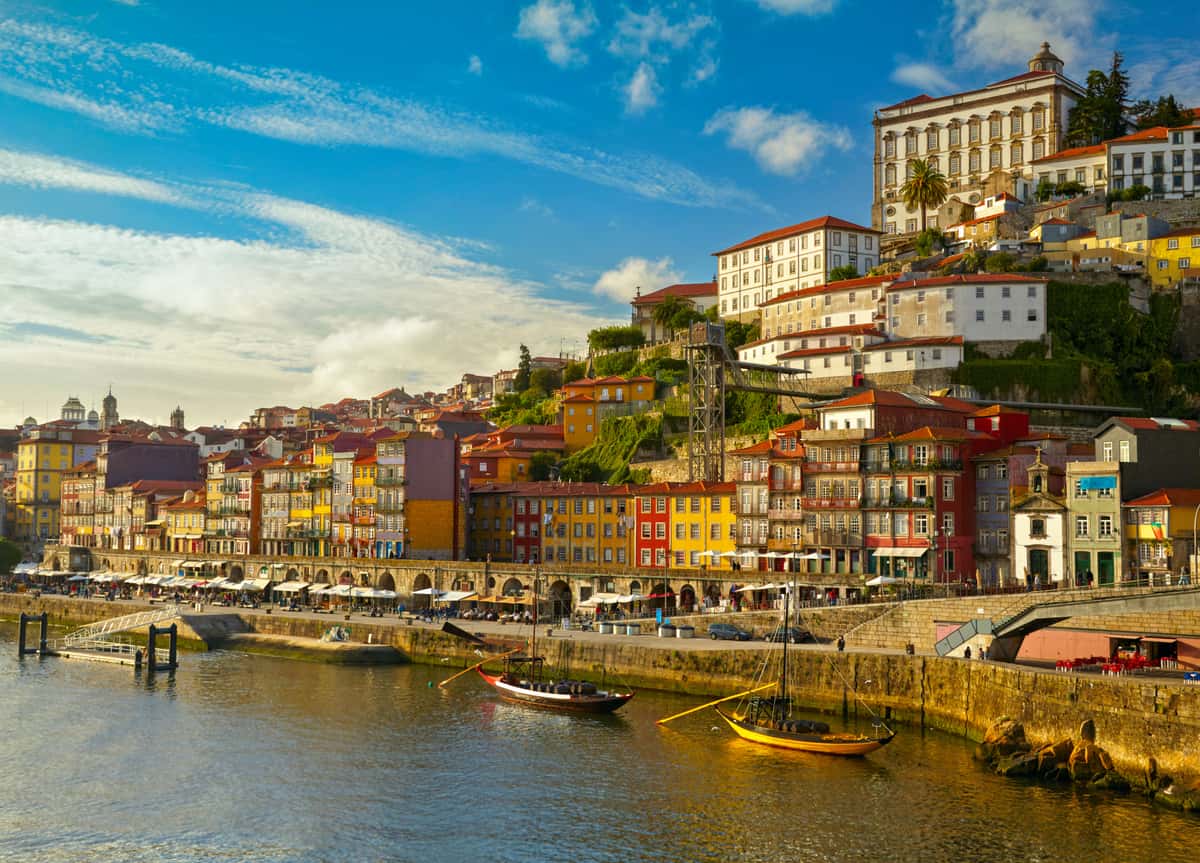 Porto by the riverside.