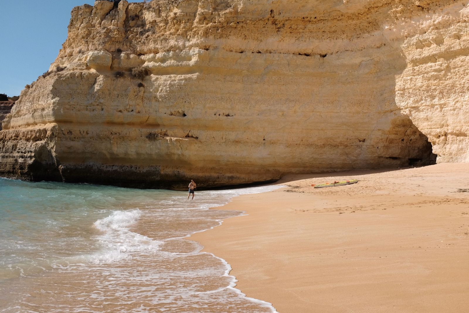 Benagil Beach in Lagoa, Portugal.