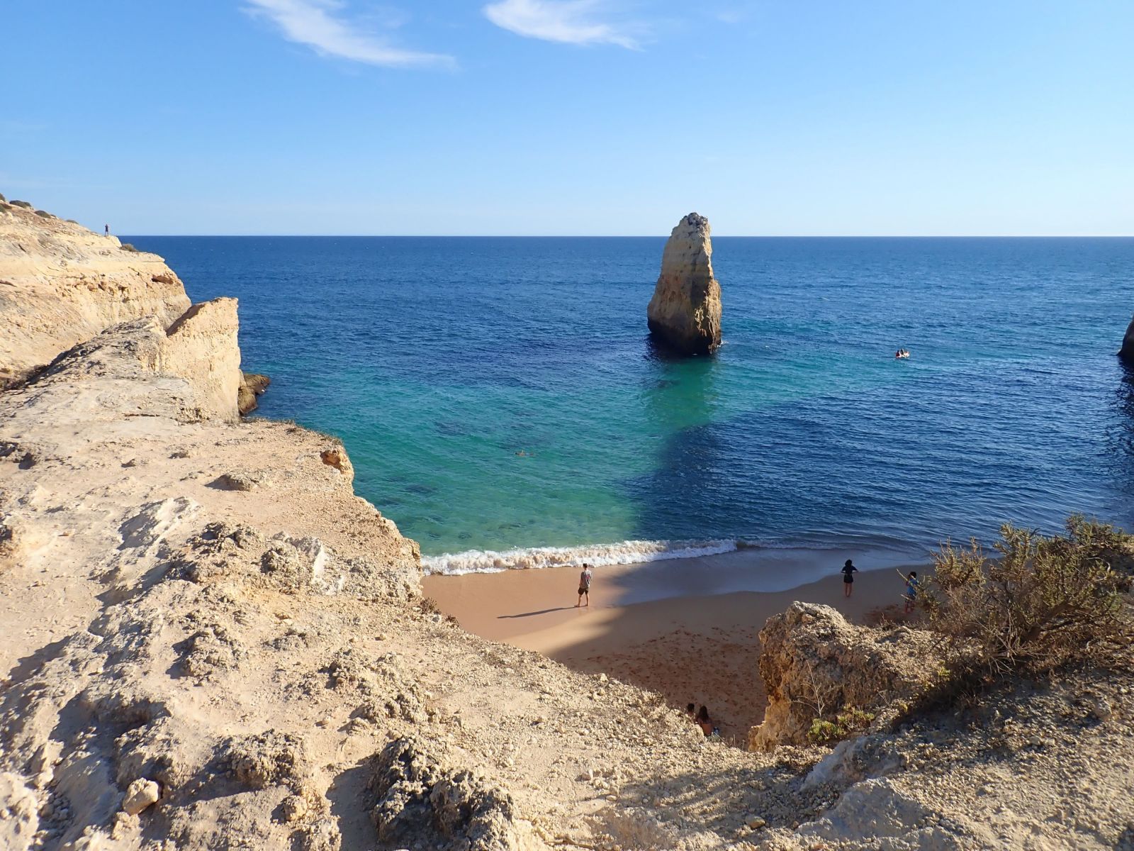 Carvalho Beach in Lagoa, Portugal.