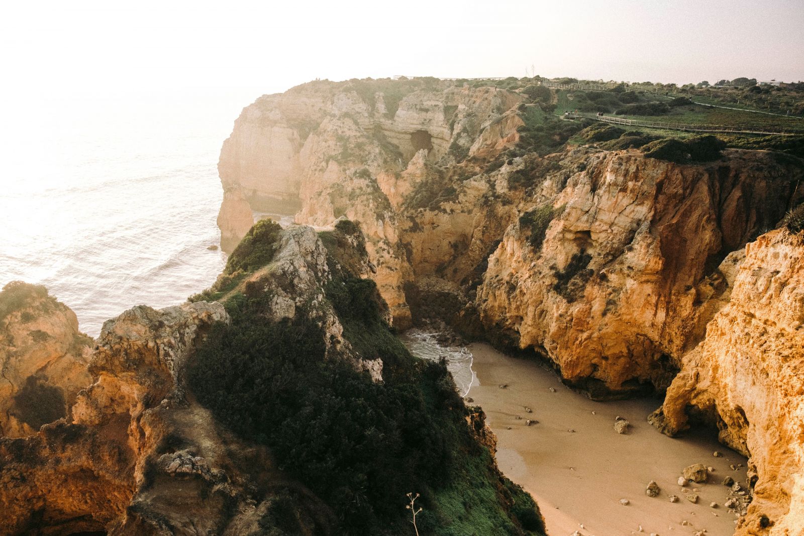 Falesia Beach in Loulé, Portugal.