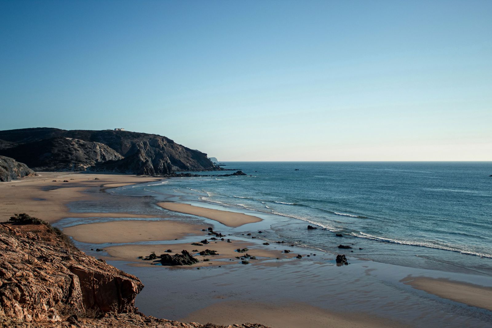 Amado Beach in Portimão, Portugal.