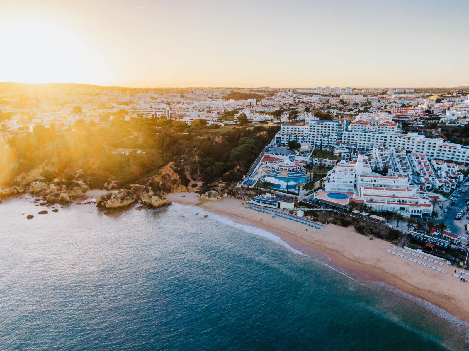 View on Algarve's coast.