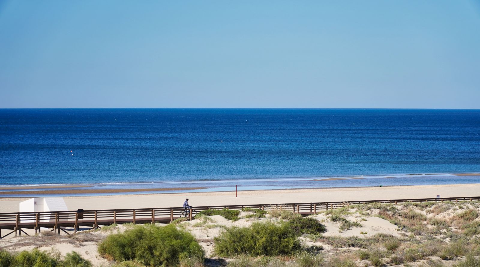 Monte Gordo beach in Portugal.