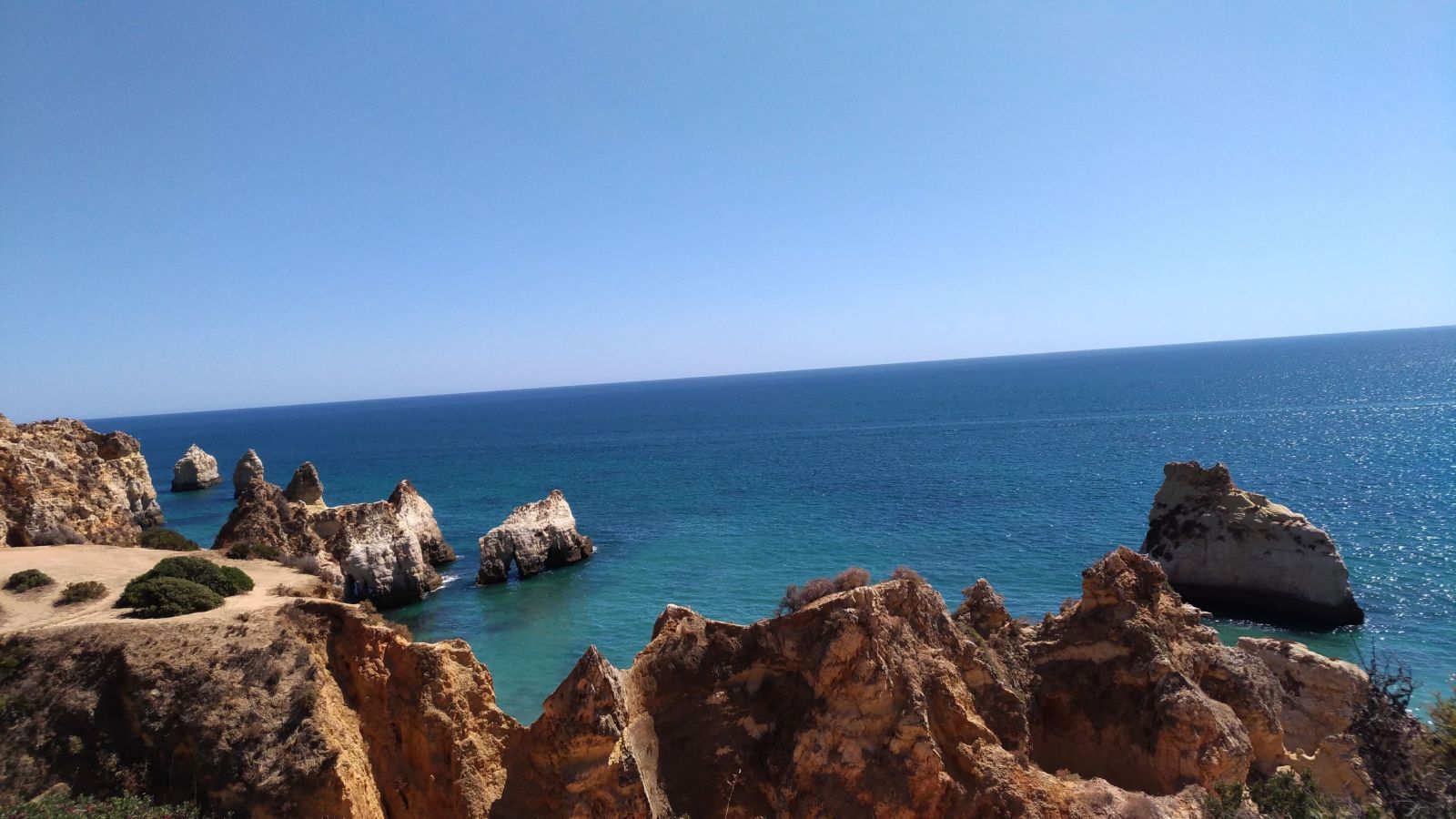 Alvor Beach Coast in Portimão, Portugal.