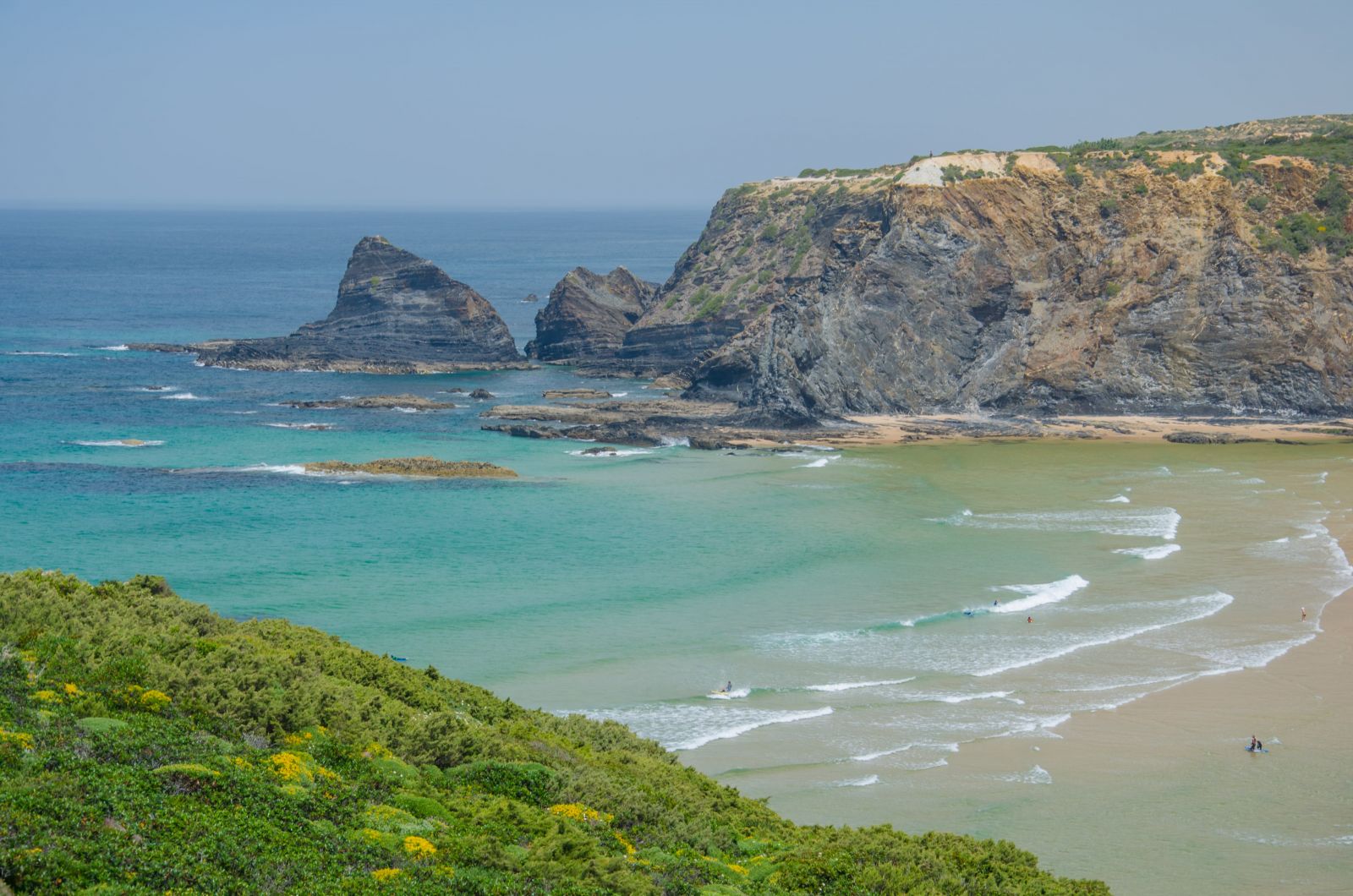 Adegas Beach in Aljezur, Portugal.