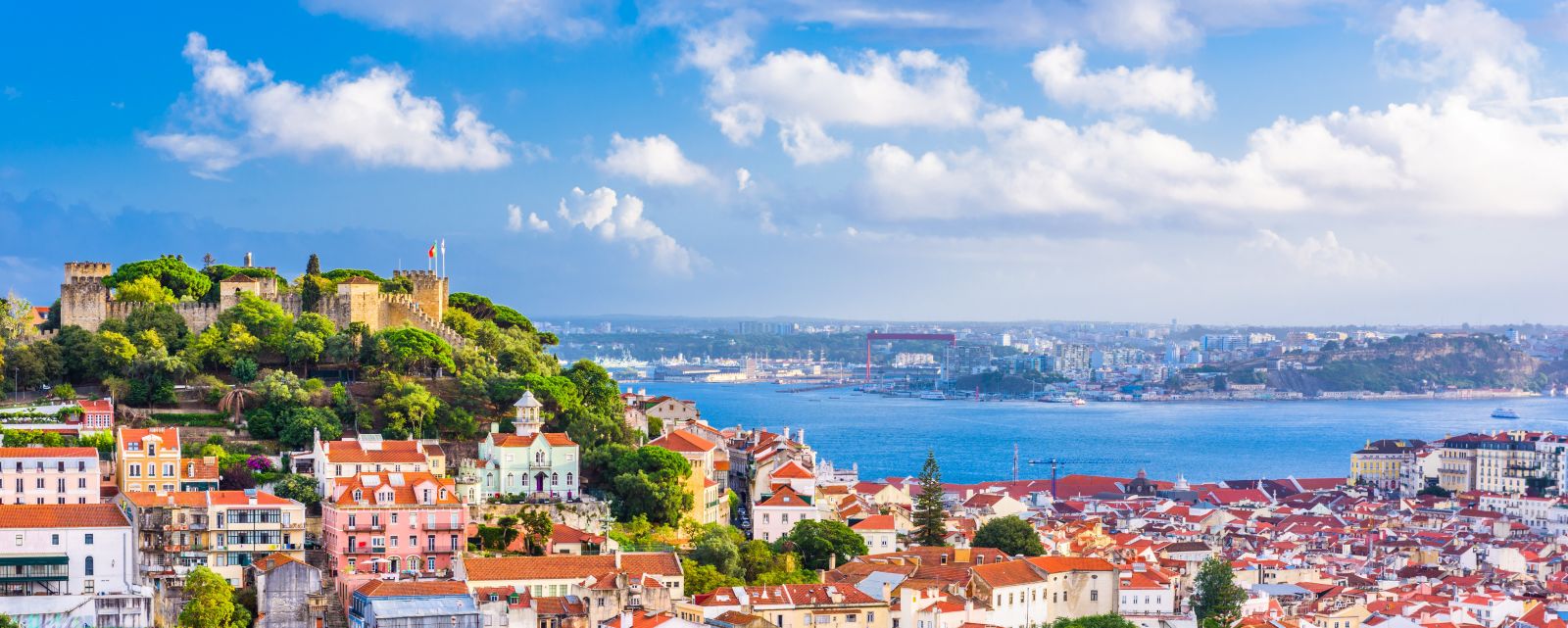 Landscape of Lisbon, Portugal.