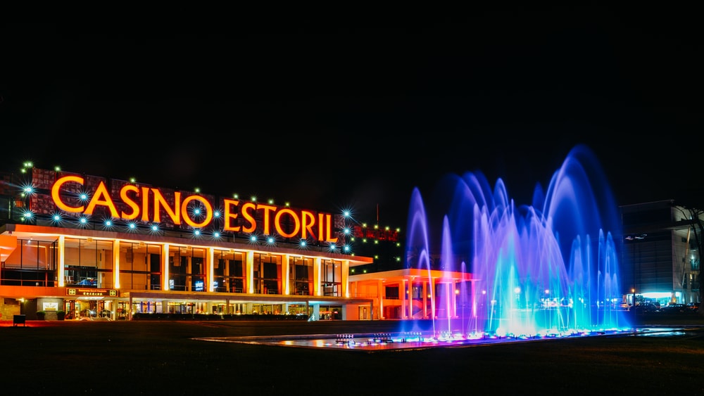 Estoril's Casino at night