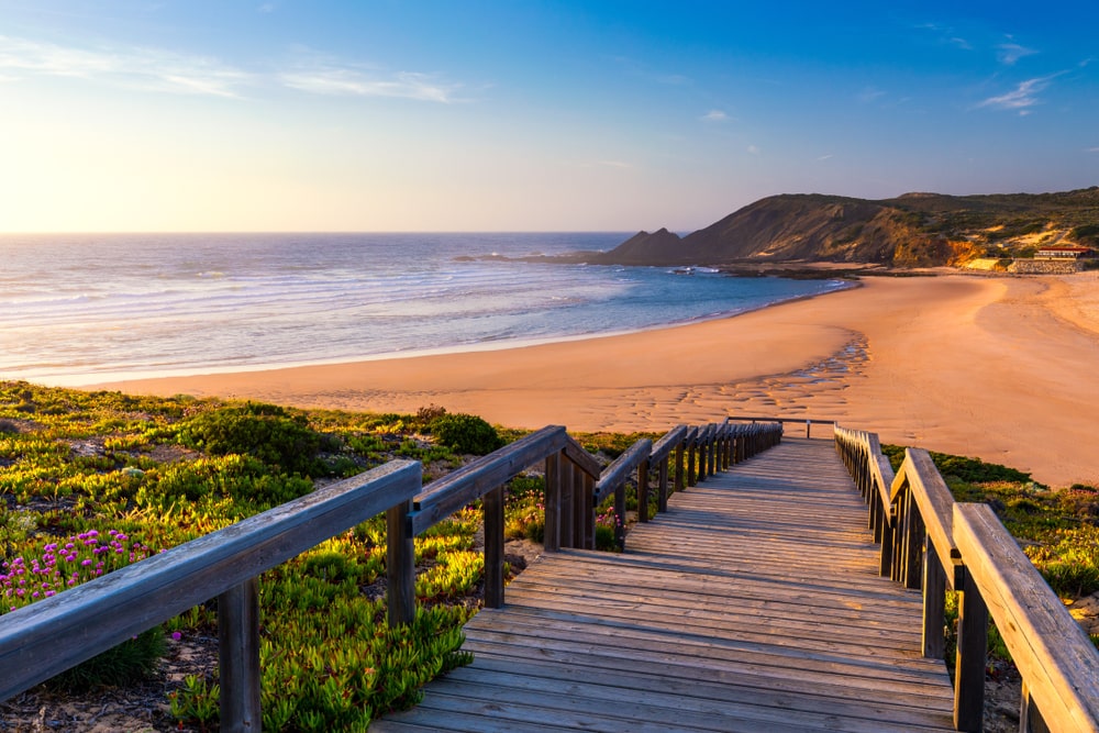 Amoreira Beach in Aljezur, Portugal.