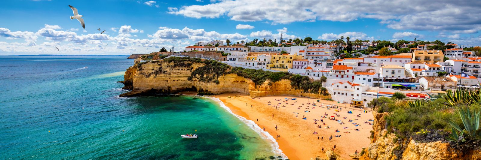 Beach of Carvoeiro in the municipality of Lagoa, Algarve, Portugal