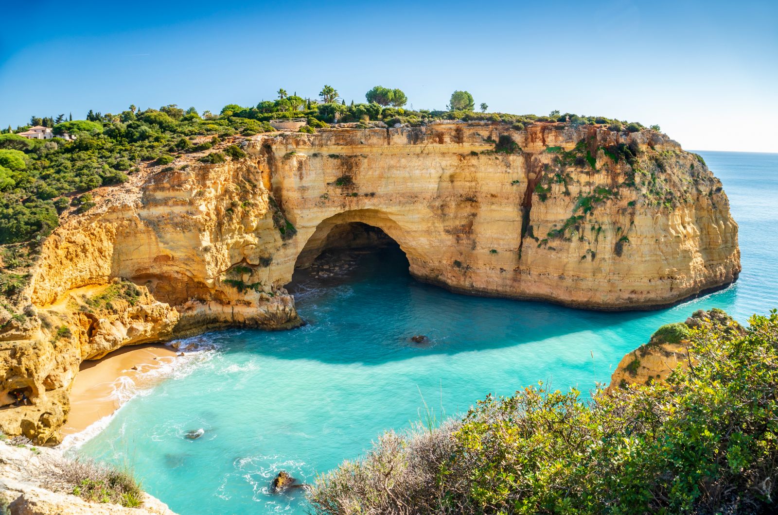 Beach at the Algarve, South of Portugal