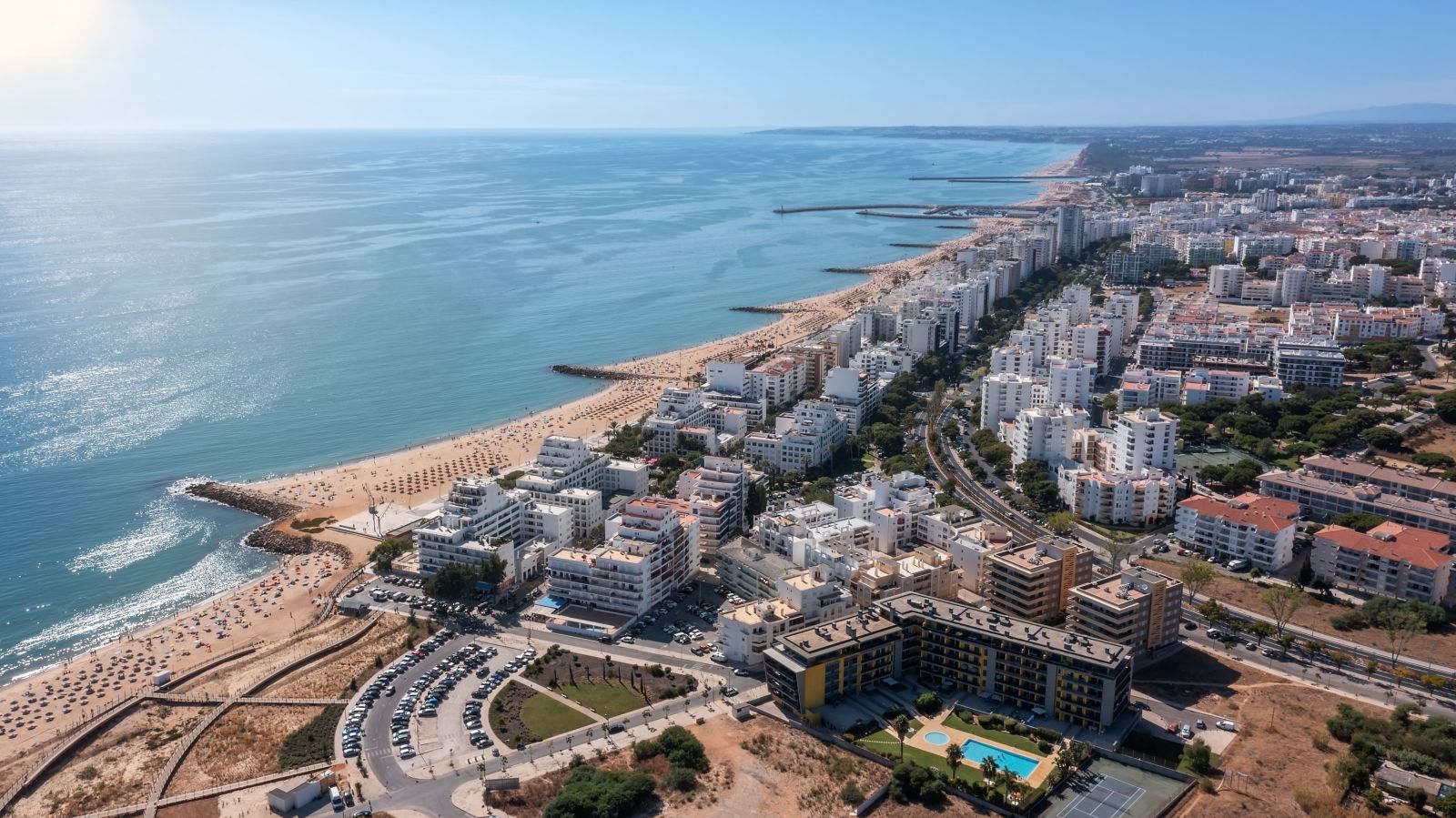 View on the apartments in Loulé, Portugal - The Algarve's Golden Triangle.