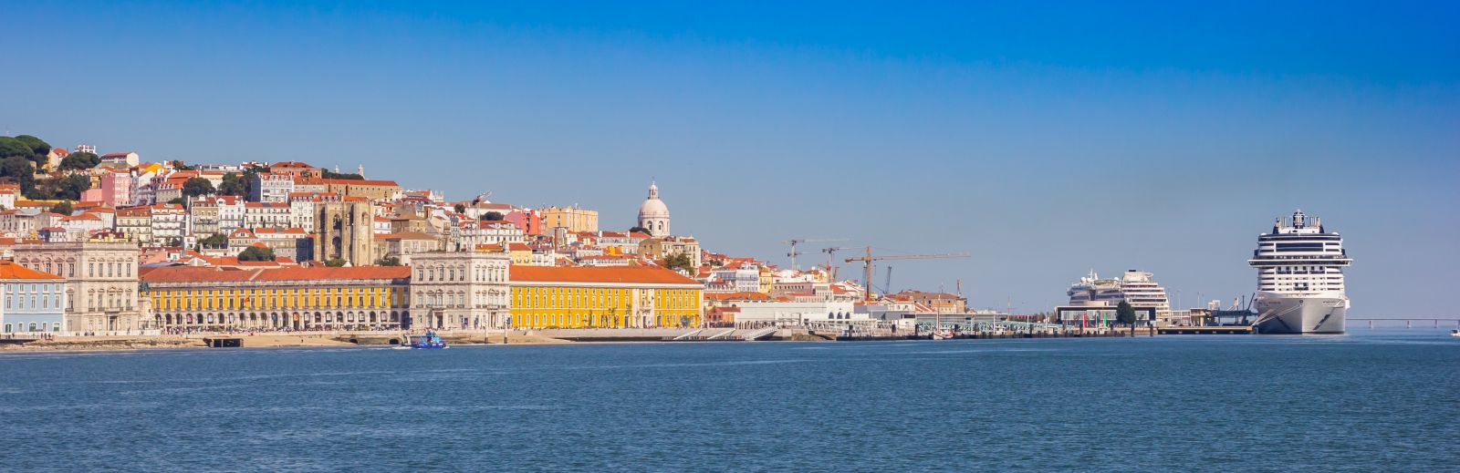 Cruise ship at Lisbon, Portugal