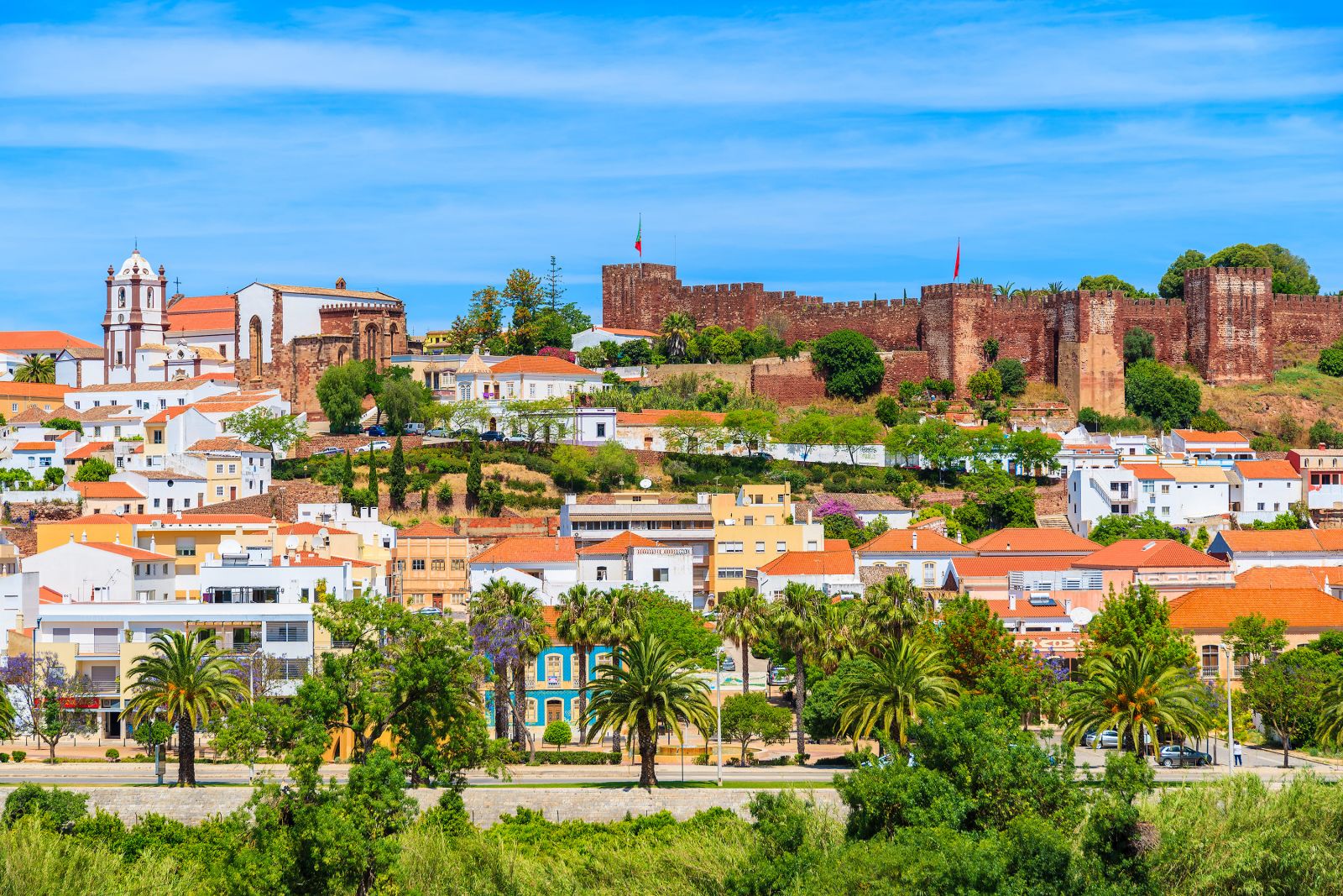 The town of Silves in the Algarve.