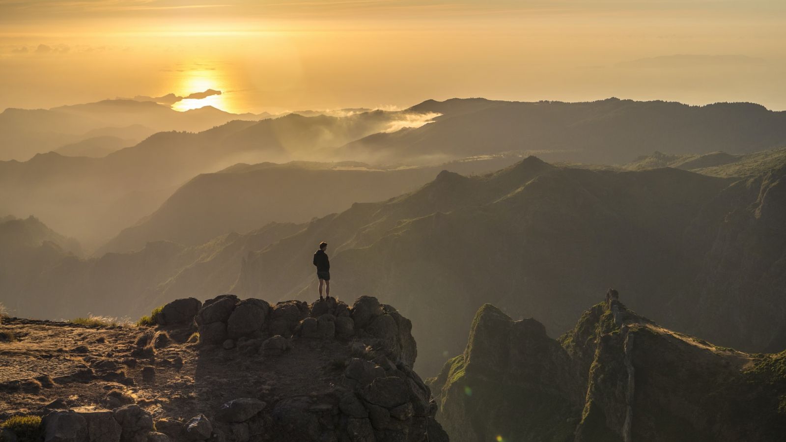 Pico do Arieiro in Funchal Madeira, a great place for a holiday home near nature.