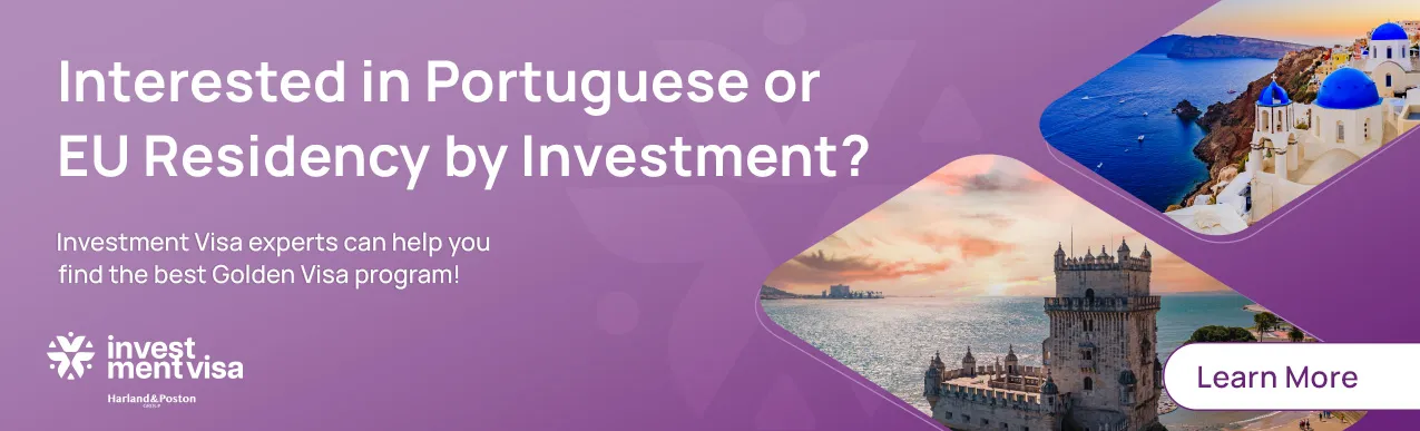 Learn more about Portuguese or EU Residency with Investment Visa.
